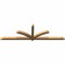Ekena Millwork Redmond Timber Gable Bracket, Western Red Cedar, 108"W x 31 1/2"H x 3 1/2"D x 3 1/2"F, 7/12 Pitch GBW108X31X0404RED00SWR - alternate 4